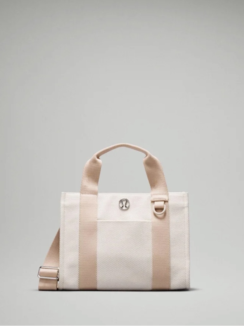 Two-Tone Canvas Mini Tote Bag 4.5L